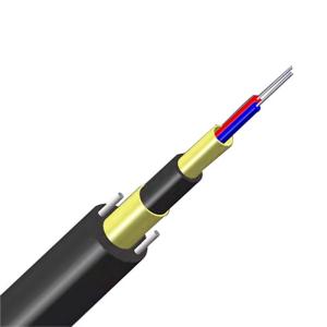 China ADSS 8.5mm Fiber Optic Armoured Cable Central Bundle Tube Structure wholesale