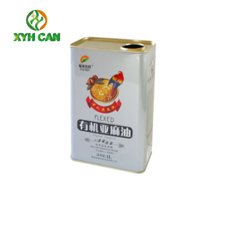 Tin Cans for 12oz Olive Oil Empty Tall Olive Oil Tin Cans Eco-Friendly Metal Storage Tins