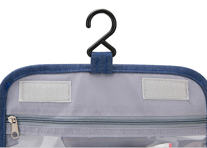 Mens Hanging Toiletry Bag , Hanging Travel Organizer For Washing Stuffs