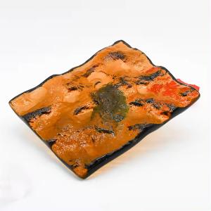 China Acid Etched Textured Patterned Glass Decorative Art Stained Glass wholesale