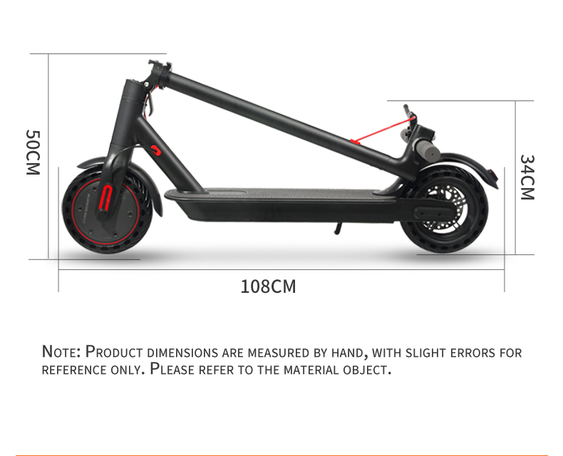 Folding Electric Scooter for Off Road Two-wheel Scooter ROHS Certificate 36V 350W