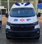 White Ford Transit Ambulance 8 Seaters Gasoline Medical Ambulance