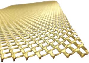 China 550mm Brass Diamond Expanded Metal Sheet Painting for decoration wholesale