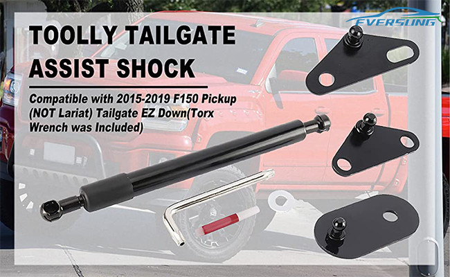 Truck Lift Assist Tailgate Support Struts Fit 2015-2019 F150 Pickup Tailgate EZ Down