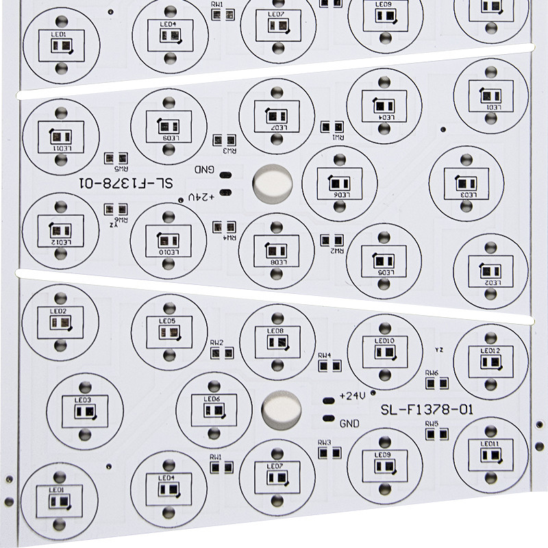Copper Core Low Decay Single Sided PCBs for LED White Lighting