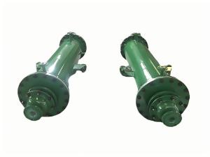 China Strong Chemical Resistant Teflon Heat Exchanger With 1300mm Shell Length wholesale