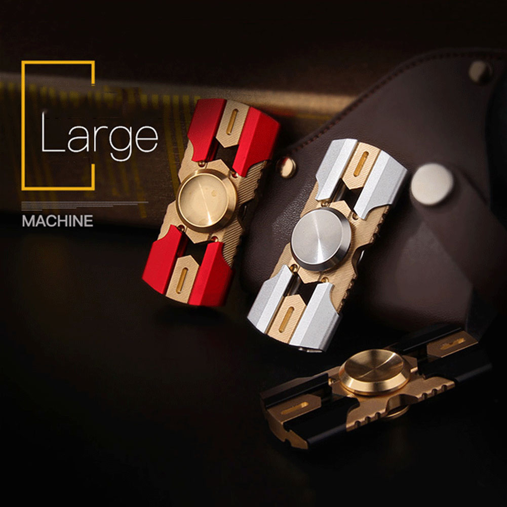 Pure Copper Mechanical Armor Metal Hand Spinner Fidget Toy for Adults Pressure Relief
