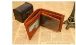 2016 new men's casual fashion short wallet wallet