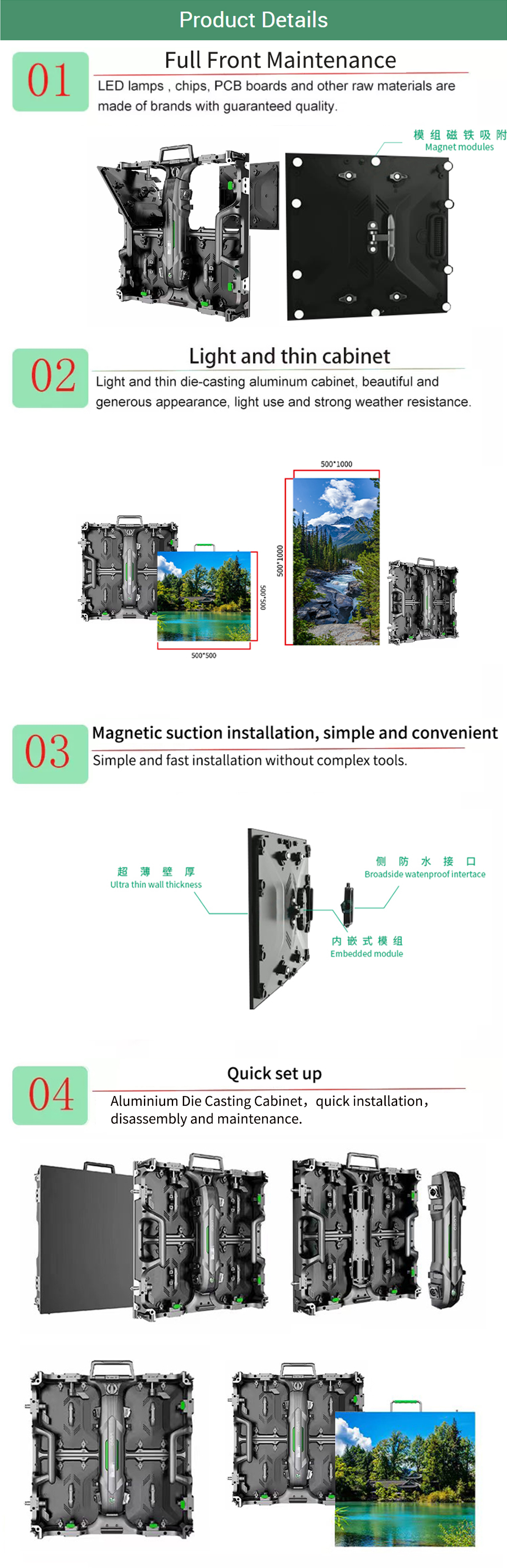 100000 Hours Life Span P2.6 P2.9 P4.81 LED Screen for Advertising Publish Full Color Indoor P3.91