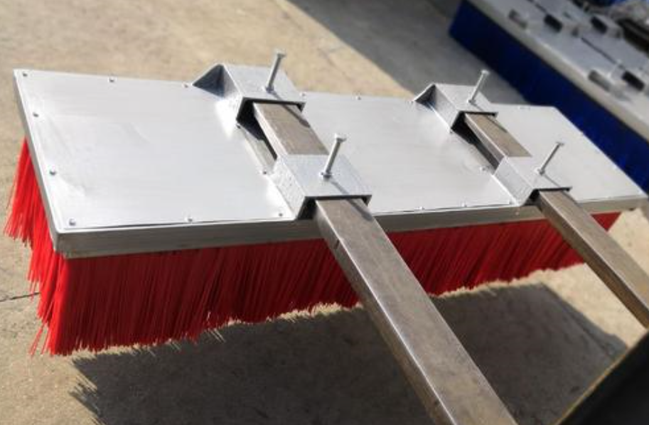 Floor Forklift Brush Sweeper Industrial Warehouses High Density Easy Installation
