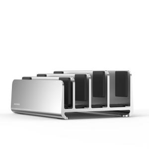 China 933g 38mm Thinckness Aluminum Vertical Laptop Stand Upright For Macbook wholesale