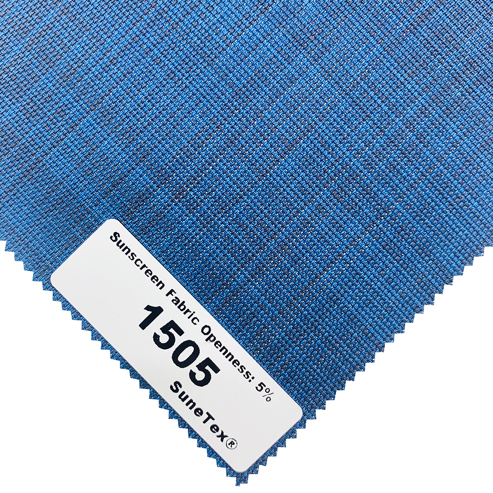 Outdoor 5% Openness Sunscreen Roller Blinds Fabric 29% Polyester 71% PVC