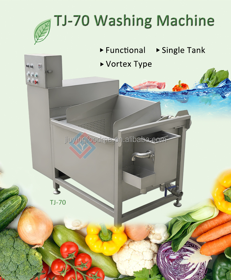 Jiuying 250L Single tank fruit and vegetable cleaning machine with full 304 stainless steel body