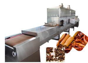 China Continuous Insect Belt Peppermint Microwave Heating Dryer Full Automatic Intelligent wholesale