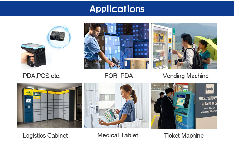 RD11P mini size QR code scanner 1D 2D barcode reader engine oem module PDF417 datamatrix code