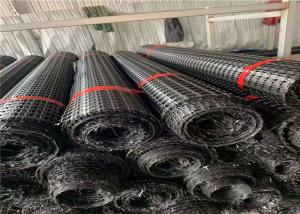 China Basalt Mesh Fiberglass Geogrid 8m Width 100m Length wholesale