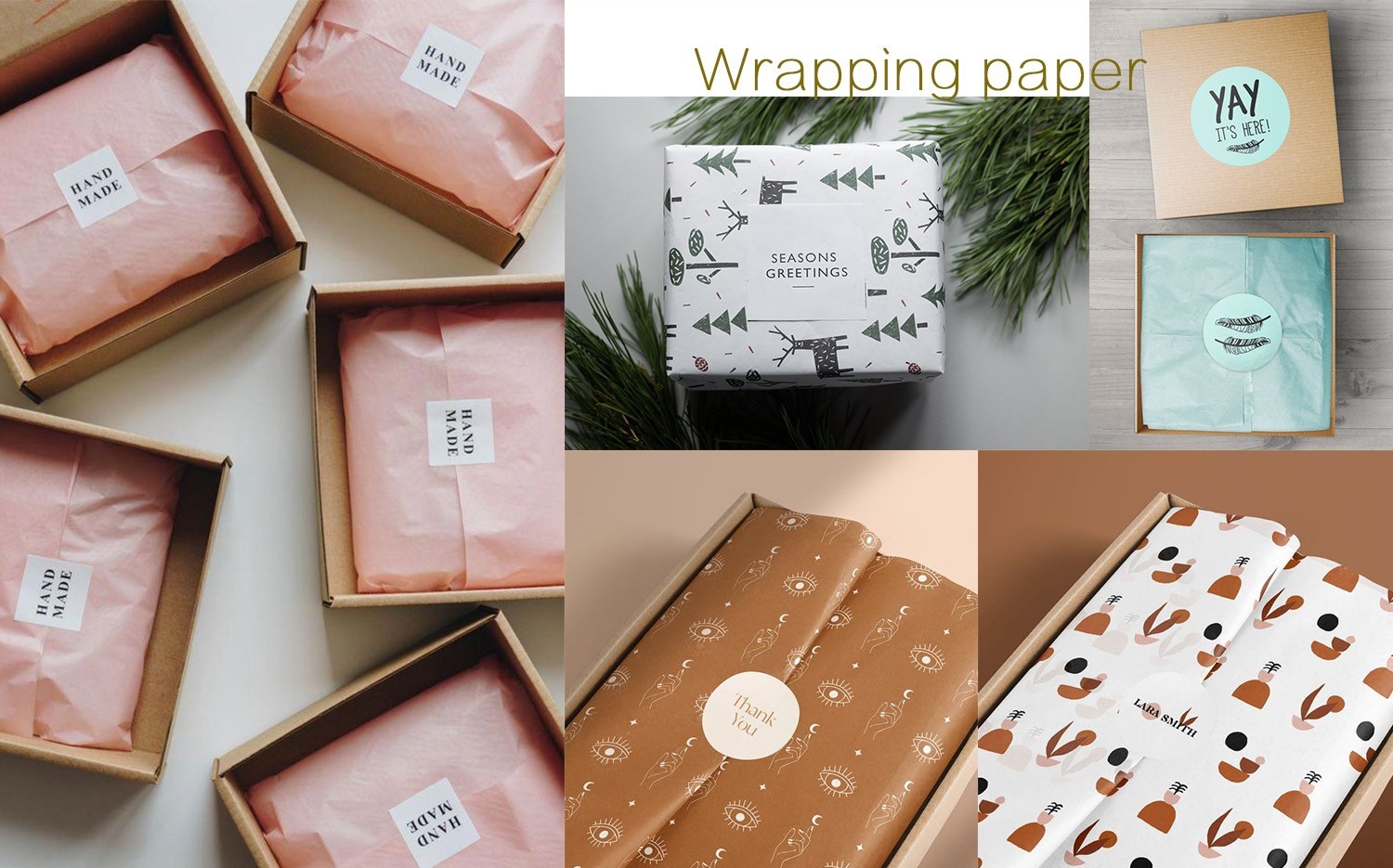 17gsm White Tissue Paper 20x30 Frosted Flower Wrapping Paper