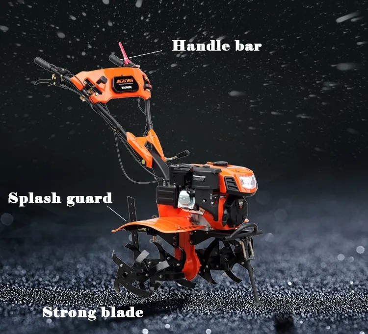 Simple Operation Mini Tractor Cultivator Solid Blade Rotary Cultivator Tractor