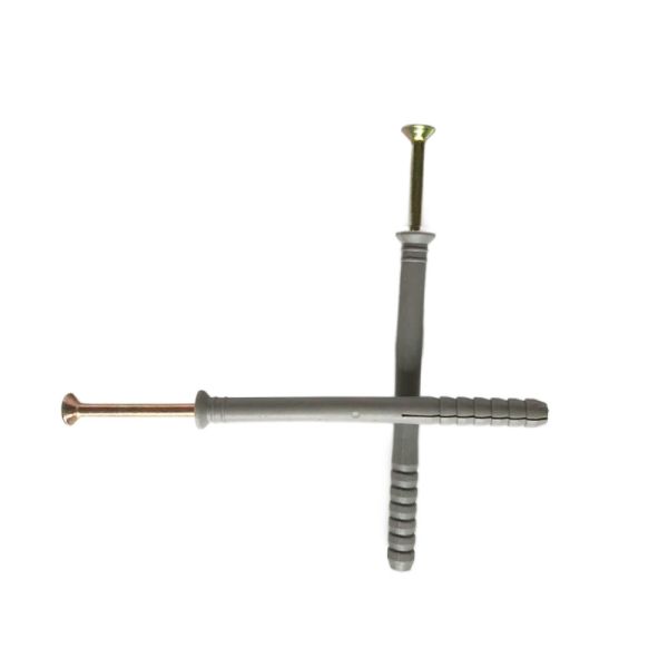 Lightweight Plastic Expansion Anchor Drywall Wall Plugs Corrosion Resistance