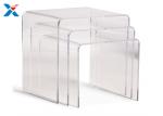 Modern Transparent Acrylic Furniture , Clear Acrylic Coffee Table In Living Room