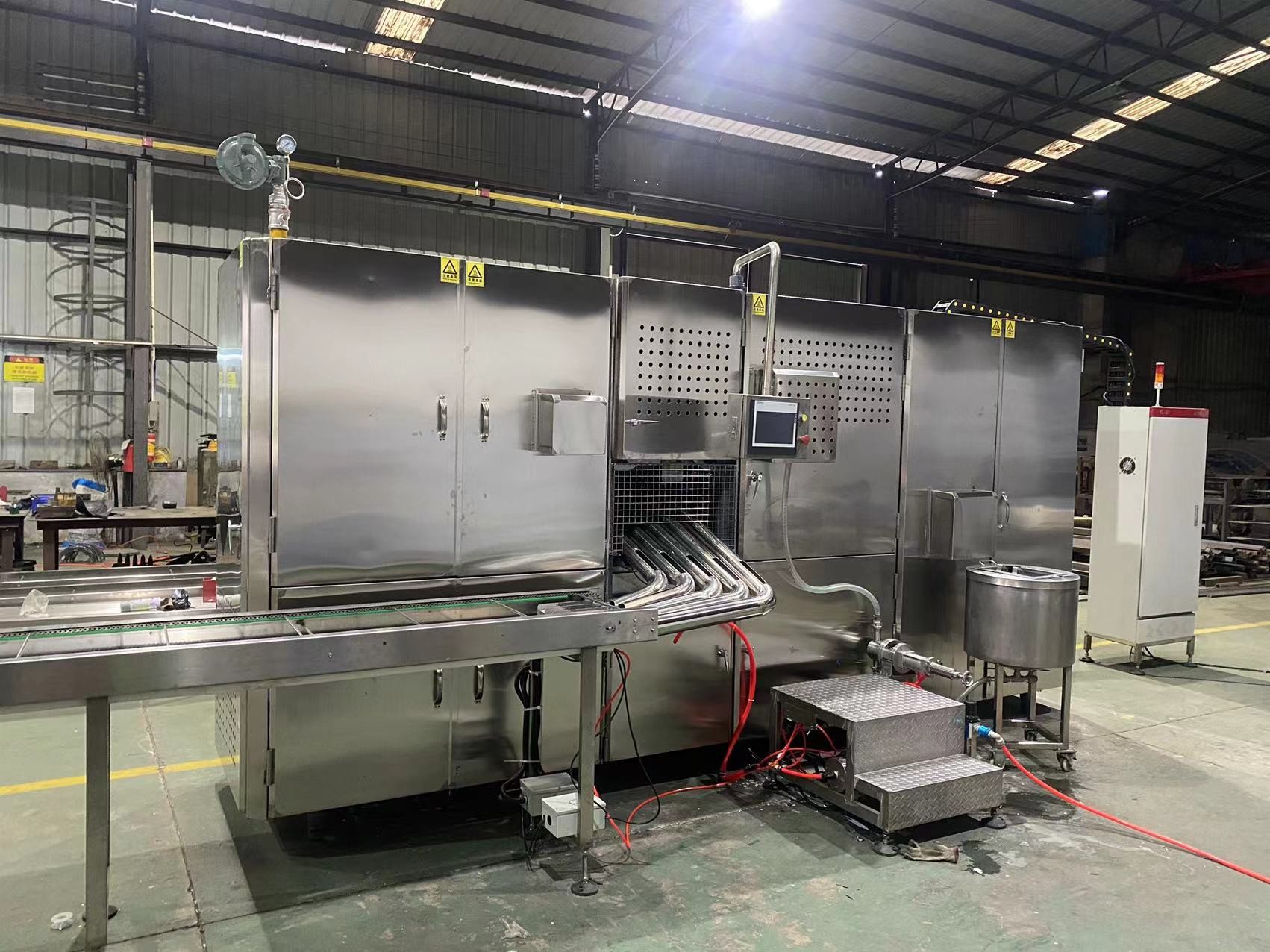 Stain Steel 12000pcs/H Waffle Cone Baking Machine PLC Controlled