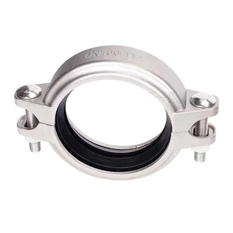Forged Stainless Steel 304 316 316L High Pressure Grooved Tube Joint Clamp 1"-4" DN25-DN100
