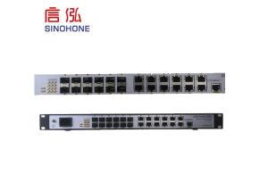 China 24 Port Fiber Optic Switch Industrial Ethernet Gigabit Switch Support PTN wholesale