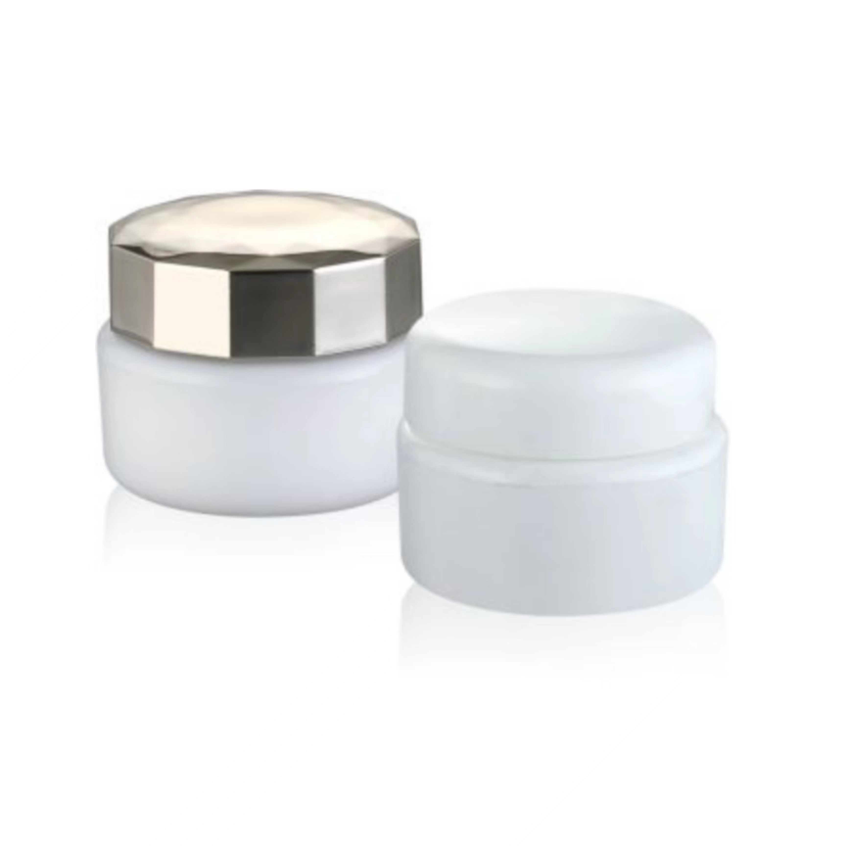 Plastic Collar 3ml 5ml Double Layers PP Cream Jar for Face Care in Customized Colors