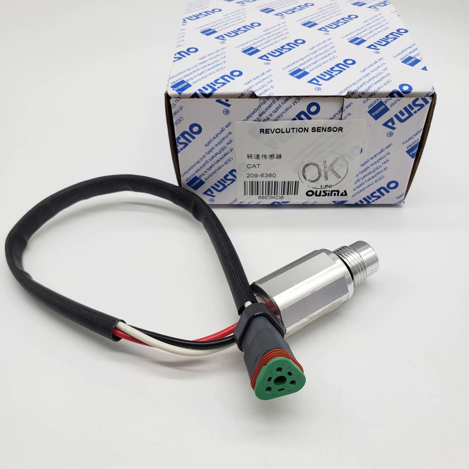OUSIMA Revolution Sensor 209-6380 2096380 For Excavator Parts