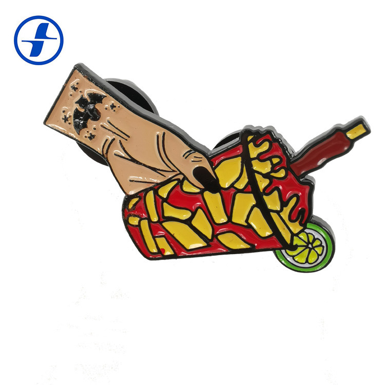 Wholesale Customized metal plating custom soft enamel pin badge