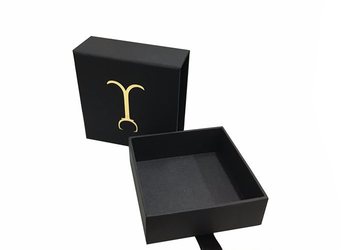 Eco Friendly Handmade Cardboard Drawer Box For Jewelry Display 13*13*5.3CM
