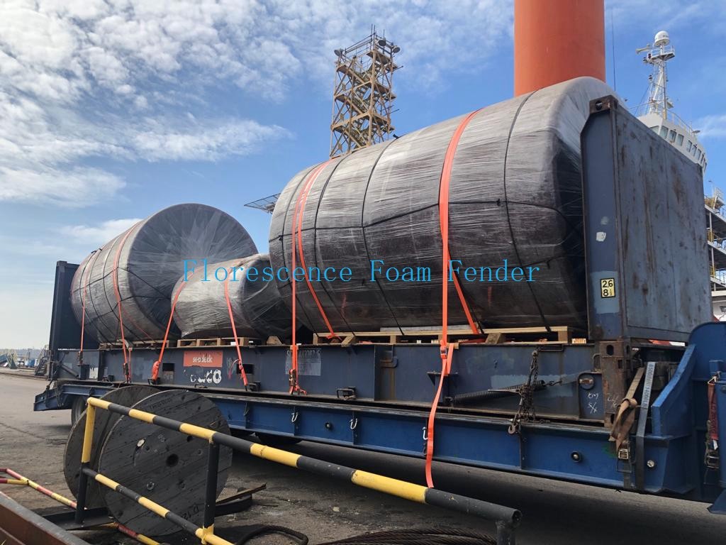 Florescence Boat Dock Berthing Eva Foam Filled Marine Fenders Floating