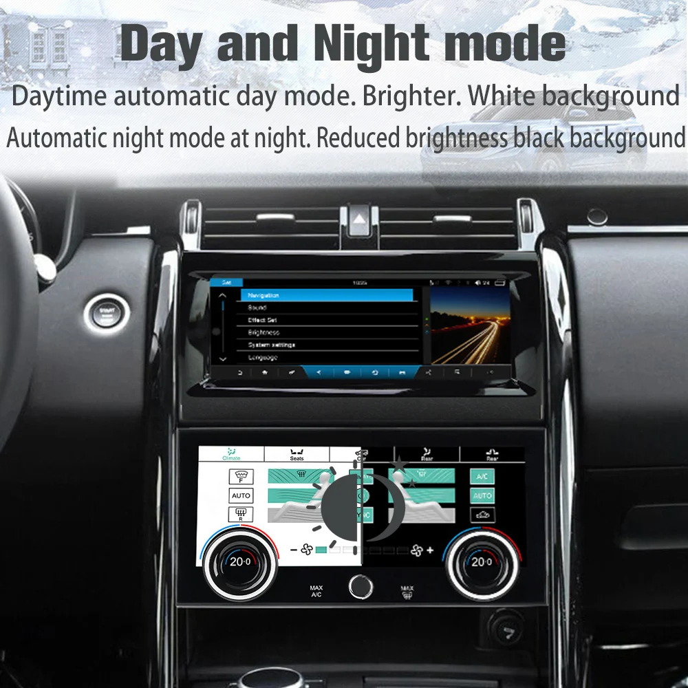 10.4 inch Android Car Radio For Land Rover Discovery 5 LR5 L462 2017-2020 GPS Navigation Player Touch Screen Carplay Hea