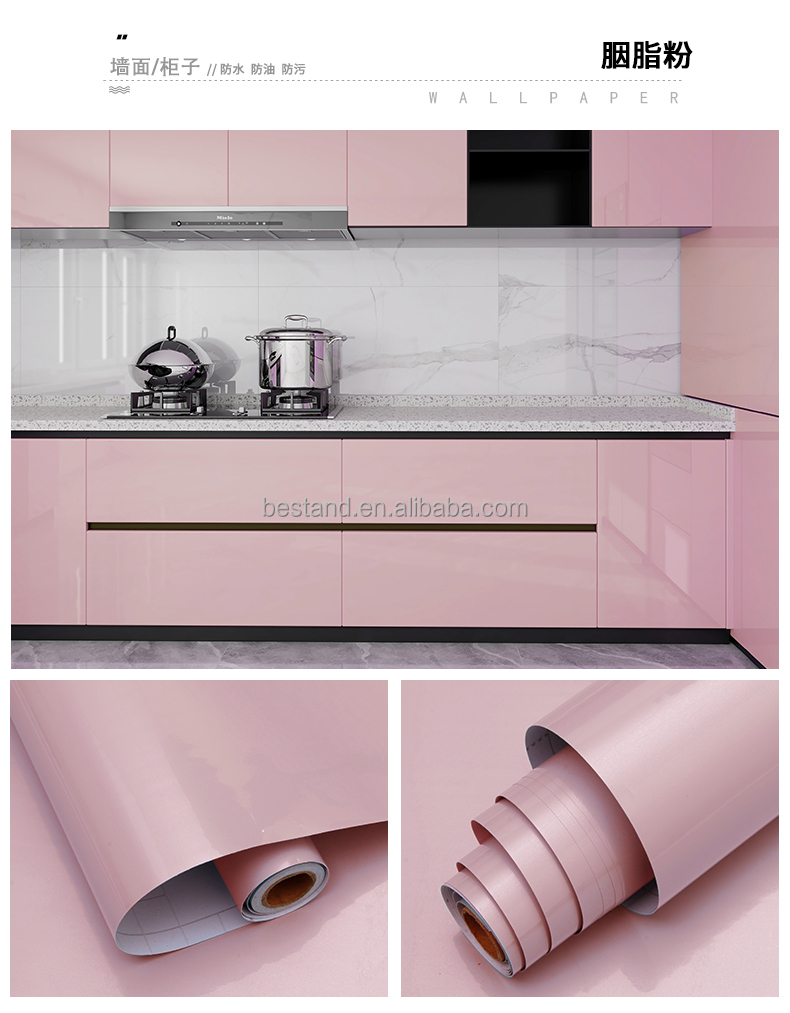 Shiny 3D Kitchen Sticker Wallpaper Geometric Kitchen Wallpaper Waterproof Oil Proof