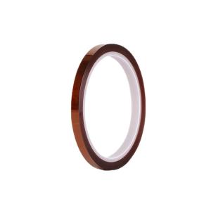 China 10mm Polyimide Adhesive Tape 50um Adhesive Kapton Tape Coated Silicone wholesale