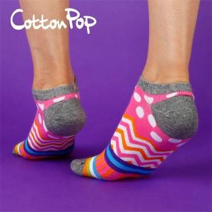 China Colorful design high quality breathable summer AZO-free OEM ship socks for women wholesale
