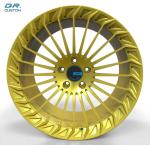 Brushed Gold Racing Forged Wheels ET45 22 Inch Aluminum Rims