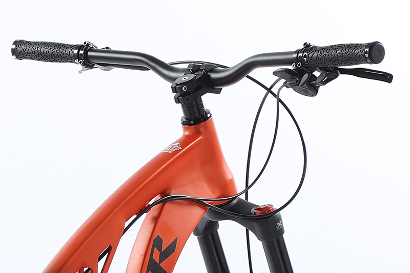 GOMID Trail Full Suspension Mountain Bike SHIMANO Gear Kit Soft Tail Thru Axle Design and Aluminum Alloy Rim Material