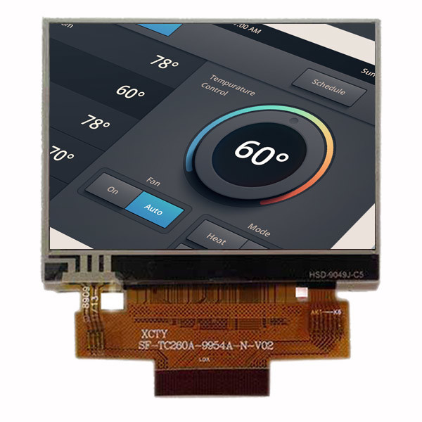 Resistive Touchscreen TFT LCD 2.6 Inch Factory Supply 480x320 Dots MCU Interface Display