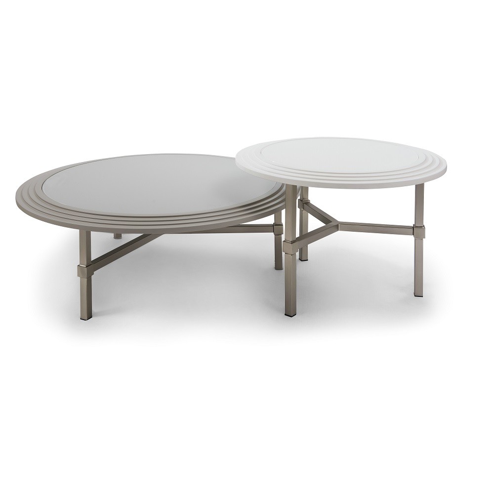 Living Room Furniture Modern Metal Leg Marble Coffee Table ZZ-ZC1720A