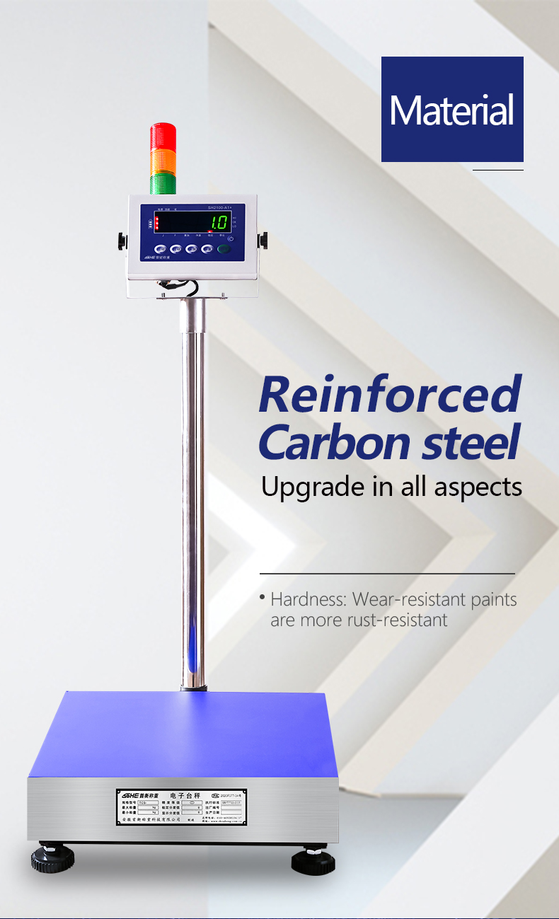 SOHE SH2100 A1 LED Display Industrial Weighing Scales with 500KG Capacity and Alarm Light