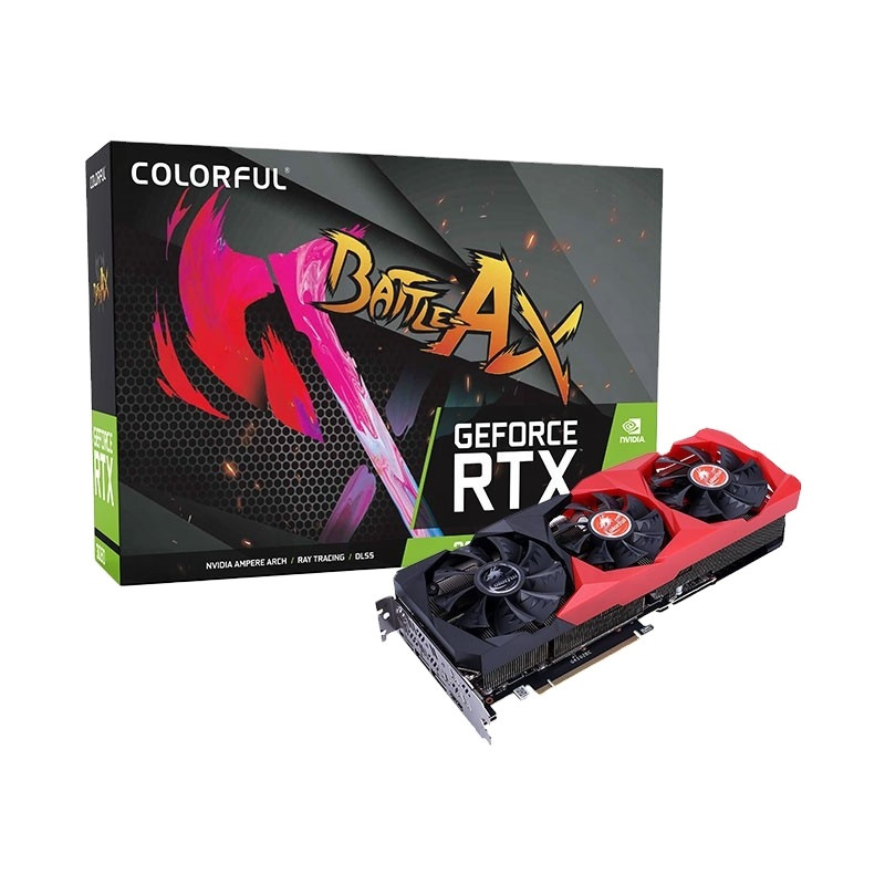 Colorful RTX 3060 Battle Ax GPU Graphic Card 12GB VGA Mining