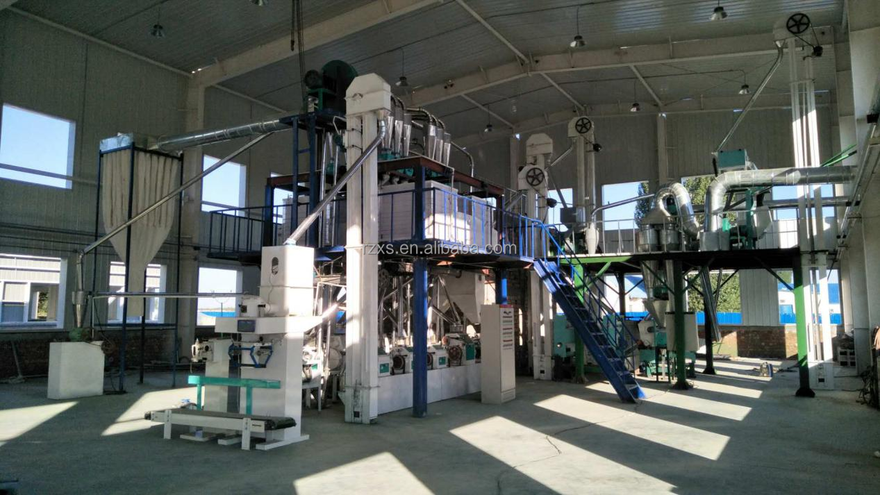 30-500 tpd used roller whole wheat mill plant flour milling machine with in Bangladesh