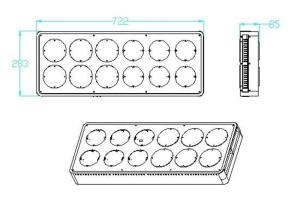 China Cidle LED 450W hydroponics greenhouse led grow lights wholesale