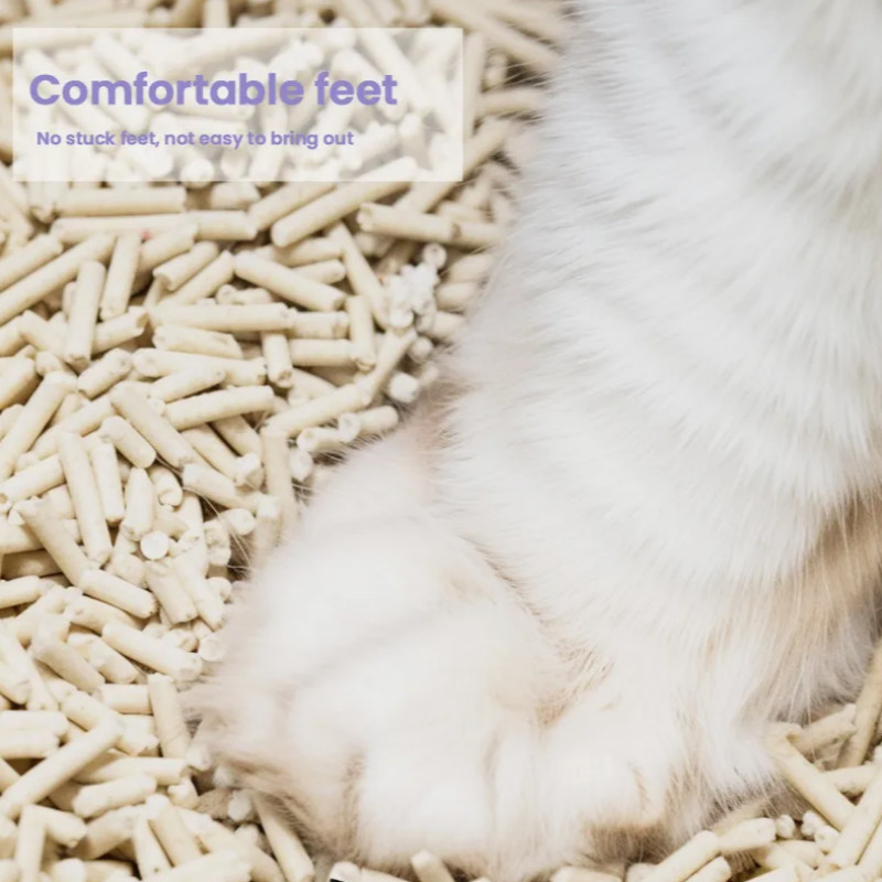 Customized Eco Friendly Tofu Cat Litter Safe And Sustainable With Natural Plant Fiber