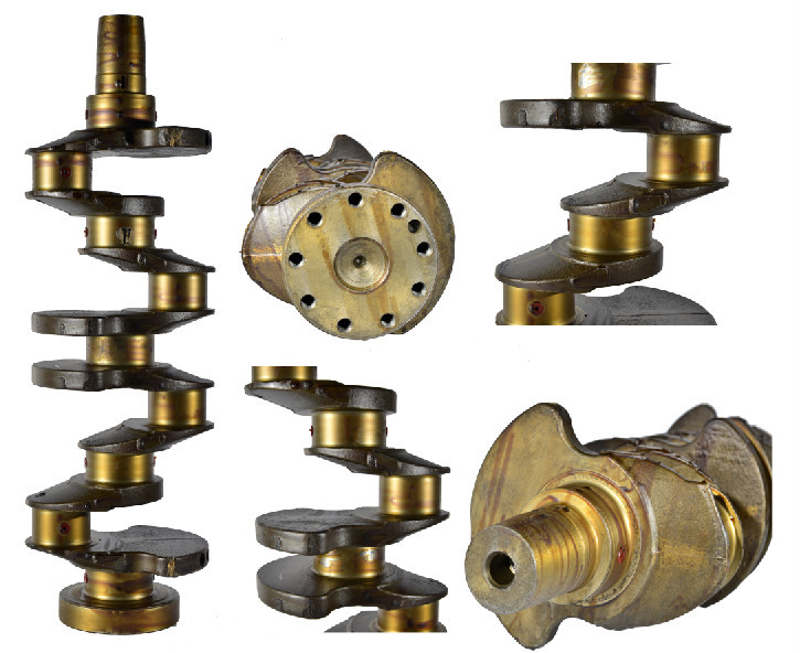 Durable Nodular Cast Iron Crankshaft , 4N7692 Caterpillar 3304 Crankshaft