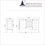 Cities Outdoor 2m Width Q235 Bus Stop Shelter