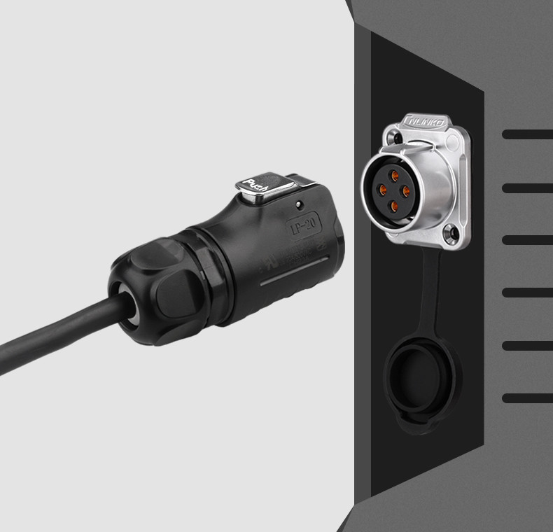 M20 Multi Core Cable Connector,Male and Female Plug Socket IP67 Waterproof Connector