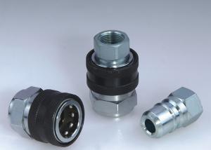China TEMA KEW Type High Flow Hydraulic Quick Couplers , Non - Valve High Flow Quick Coupler wholesale