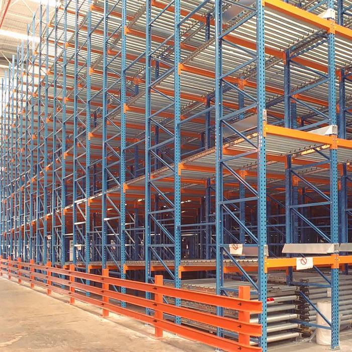 Industrial Warehouse Flow Racks , Carton Flow Racking Systems For Live Dynamic Storage